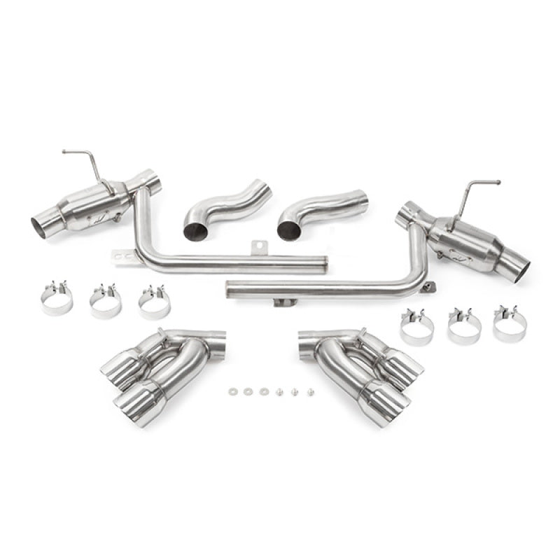 Mishimoto 2016+ Chevrolet Camaro SS Quad-Tip Pro Axle-Back Exhaust with Polished Tips