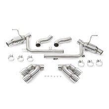 Load image into Gallery viewer, Mishimoto 2016+ Chevrolet Camaro SS Quad-Tip Pro Axle-Back Exhaust with Polished Tips