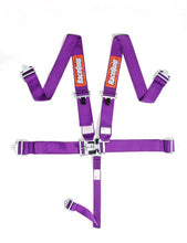 Load image into Gallery viewer, RaceQuip Purple L &amp; L 5-Point Seat Belt - Part RQP711051 for Automotive Safety