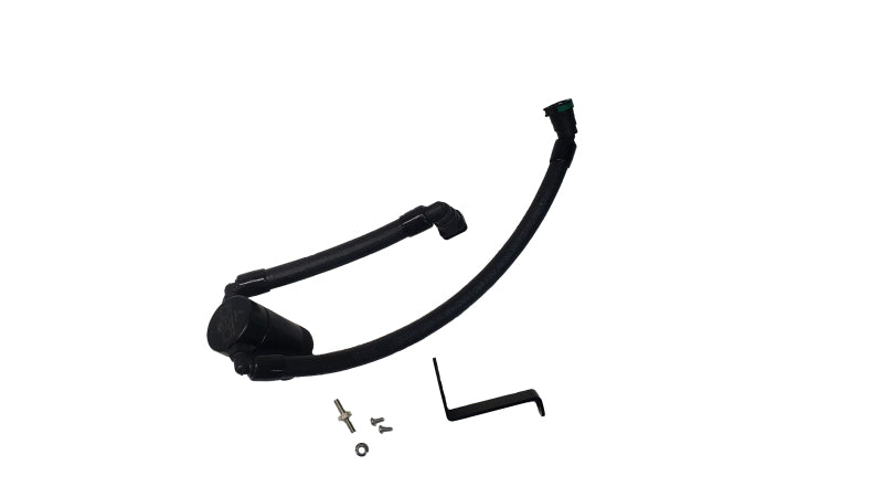 J&L JLT3092P-B Oil Separator 3.0 PCV Side, Black Anodized for 2024-2026 Ford Mustang 5.0L with Whipple Supercharger