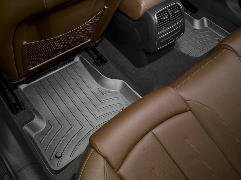 WeatherTech WET443742 FloorLiner DigitalFit Rear Floor Liners for 2012-2013 Audi A6 and A7 Quattro, Black