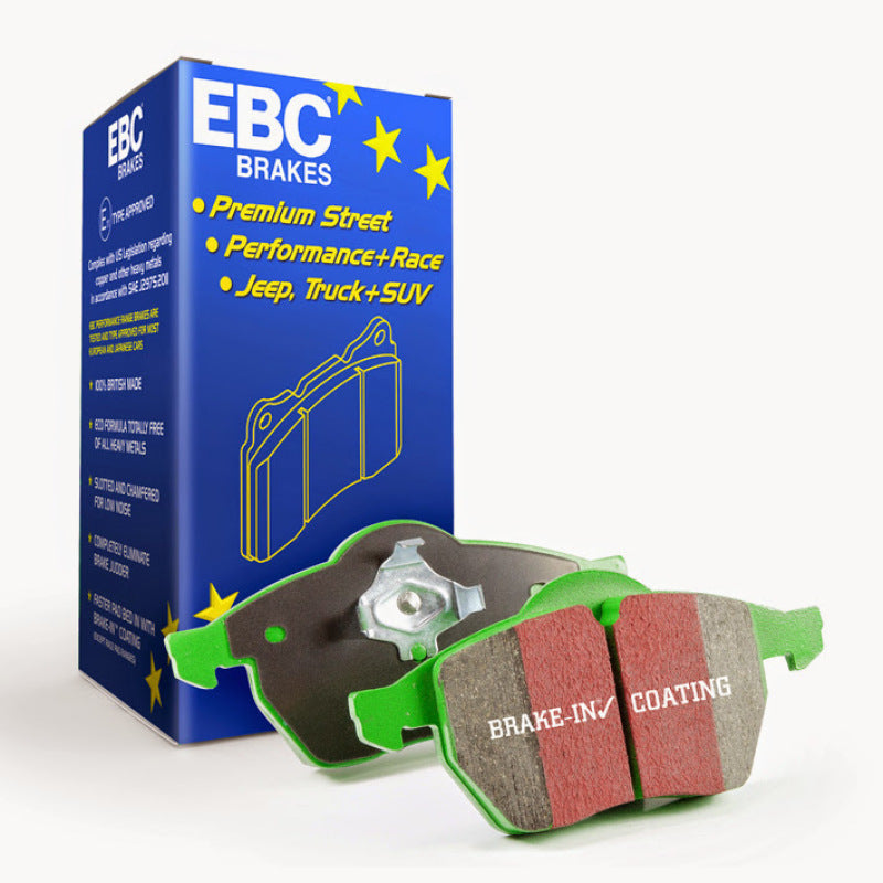 EBC Greenstuff 14+ Sport Front Brake Pads for 2015 Volkswagen Golf and Audi A3