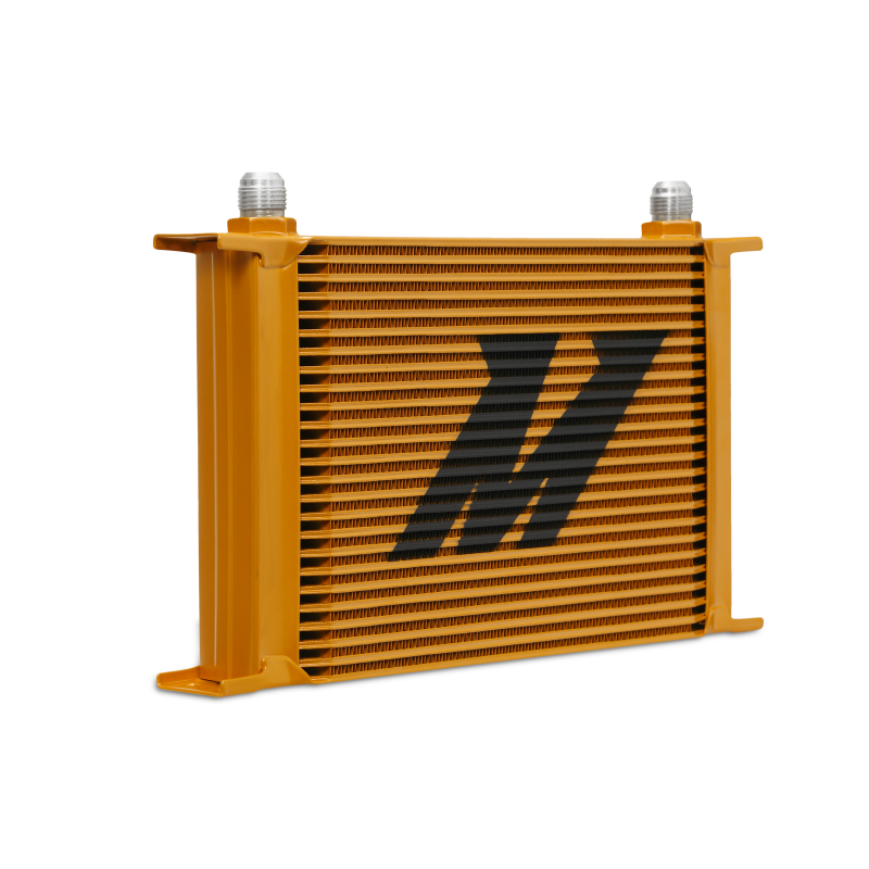 Mishimoto Universal 25-Row Oil Cooler - Gold for Ford Mustang (2018-2021)