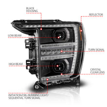 Load image into Gallery viewer, ANZO 21-23 Ford F150 LED Projector Headlight with Switchback and Sequential Turn Signal – Driver Side Only, Black Housing