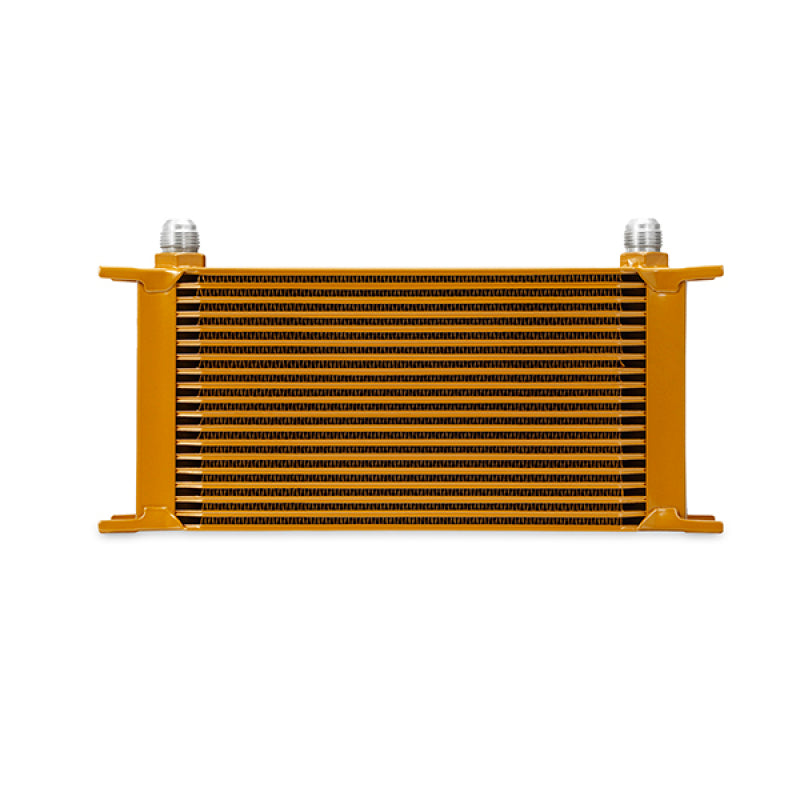 Mishimoto Universal 19-Row Stacked-Plate Oil Cooler, Gold, MMOC-19G