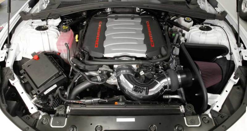 K&N Engineering Cold Air Intake System for Chevrolet Camaro SS 6.2L V8 - Part Number 69-4534TP