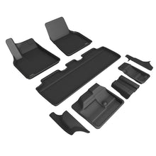 Load image into Gallery viewer, 3D MAXpider KAGU Series All-Weather Floor Mats for Tesla Model Y - Custom Fit, Black, 6-Piece Set