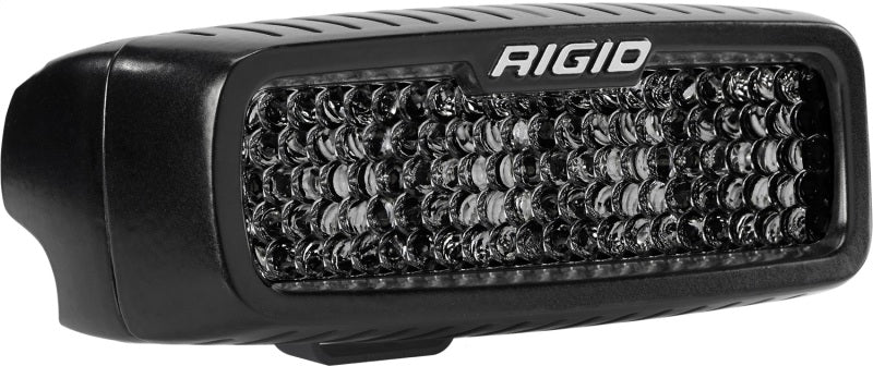 Rigid Industries SR-Q Series PRO Midnight Edition LED Spot Lights * Diffused Pair for Automotive Use