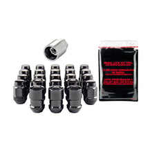 Load image into Gallery viewer, McGard Jeep Wrangler Install Kit (Part Number: mcg84563BK) - Black Bulge Cone Seat Wheel Hardware Set