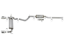 Load image into Gallery viewer, aFe Rebel Series 2.5-inch Dual Polished Tip Cat-Back Exhaust System for Jeep Wrangler (2007-2018) V6-3.8L / 3.6L