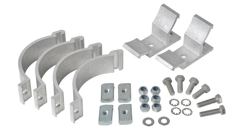 Rhino-Rack Conduit Clamp Set RHRBC2 – Heavy Duty Mounting for 4" Conduits to Rhino-Rack Bars