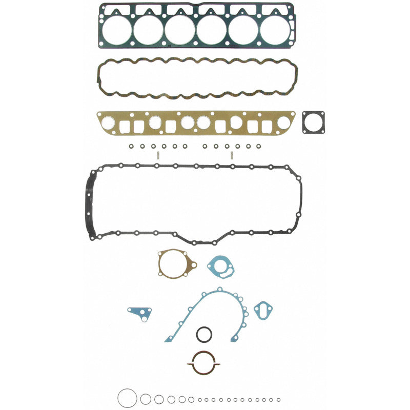 Fel-Pro Jeep Wrangler 260-1762 Engine Gasket Set for 1992-1993 Jeep Cherokee and Comanche