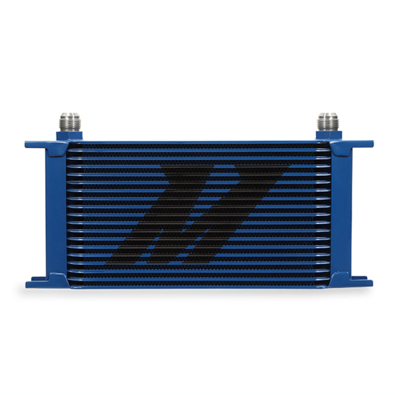 Mishimoto Universal 19-Row Oil Cooler - Blue for Ford Mustang 2018-2021