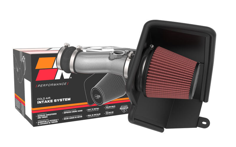 K&N Engineering 69-1509TC Silver Typhoon Cold Air Intake System for Honda Civic and Acura Integra