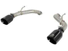 Load image into Gallery viewer, aFe Takeda 2.5-inch 304 Stainless Steel Axle-Back Exhaust System with Black Tips for Infiniti Q50 2016-2019