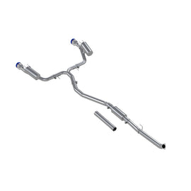 MBRP Armor Pro Series Cat-Back Exhaust System for Honda Civic SI and Acura Integra – 3 Inch Diameter with Burnt End Tips