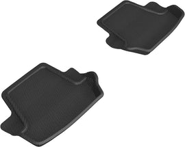 3D MAXpider KAGU Series All-Weather Floor Mats for Porsche 911 (2016-2017) - Custom Fit, Black