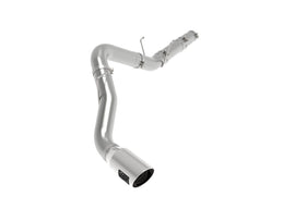 aFe Large Bore HD 5-inch 409 Stainless Steel DPF-Back Exhaust System with Polished Tip for 2019-2020 Ram 2500 Diesel Trucks L6-6.7L (td)