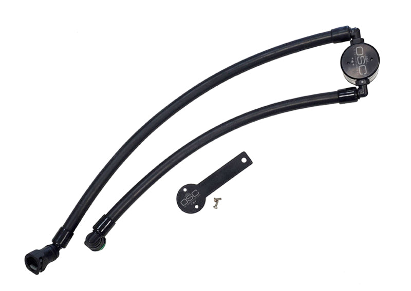 J&L JLT3071P-B Oil Separator 3.0 Passenger Side, Black Anodized for 2021-2024 Ram 1500 TRX 6.2L Supercharged