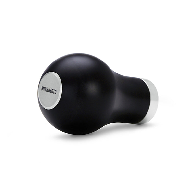 Mishimoto Teardrop Shift Knob - Black, 2-Piece Stainless Steel and Thermoplastic Design