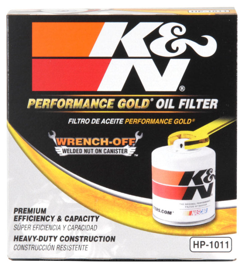 K&N Engineering Part Number KNNHP-1011 Premium Oil Filter for Automotive Engines