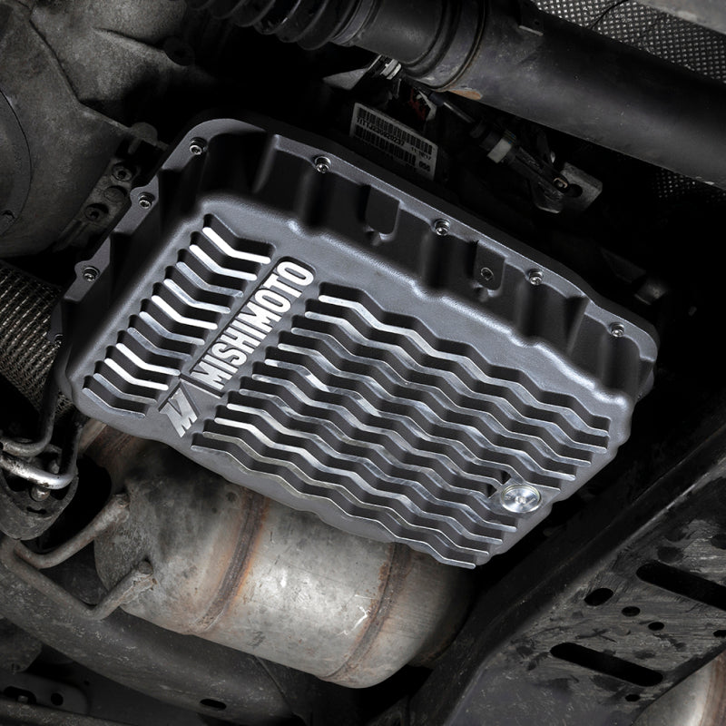 Mishimoto Aluminum Transmission Pan for Dodge Ram 6.7L Cummins (2004-2007.5) - Cast Aluminum with Improved Cooling & Capacity
