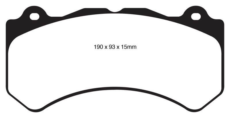 EBC Yellowstuff Brake Pads for Street and Track * Part Number EBCDP41853R