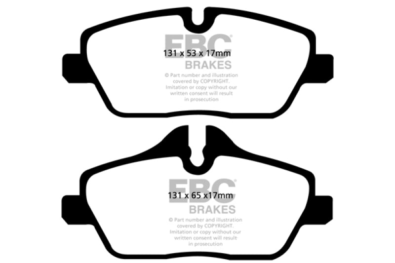 EBC DP32056C Redstuff Ceramic Front Brake Pads for Mini Cooper