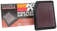 Load image into Gallery viewer, K&amp;N Engineering 33-5083 High-Flow Reusable Air Filter for Chevy Silverado 1500 and GMC Sierra 1500 2019 V8-5.3L