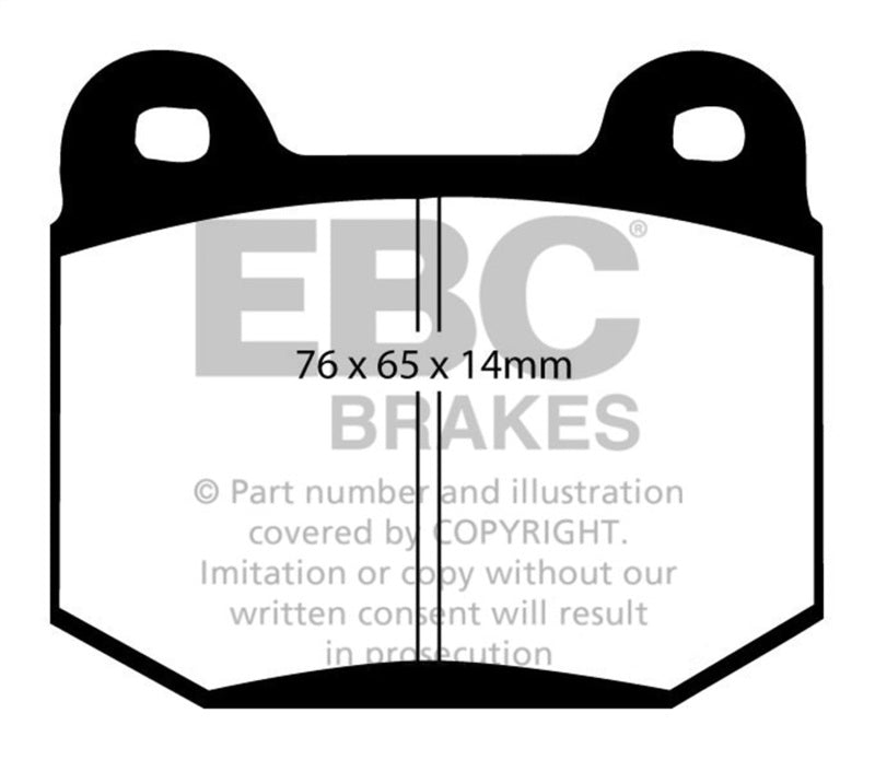 EBC Bluestuff NDX Full Race Brake Pads for Infiniti G35 & Nissan 350Z
