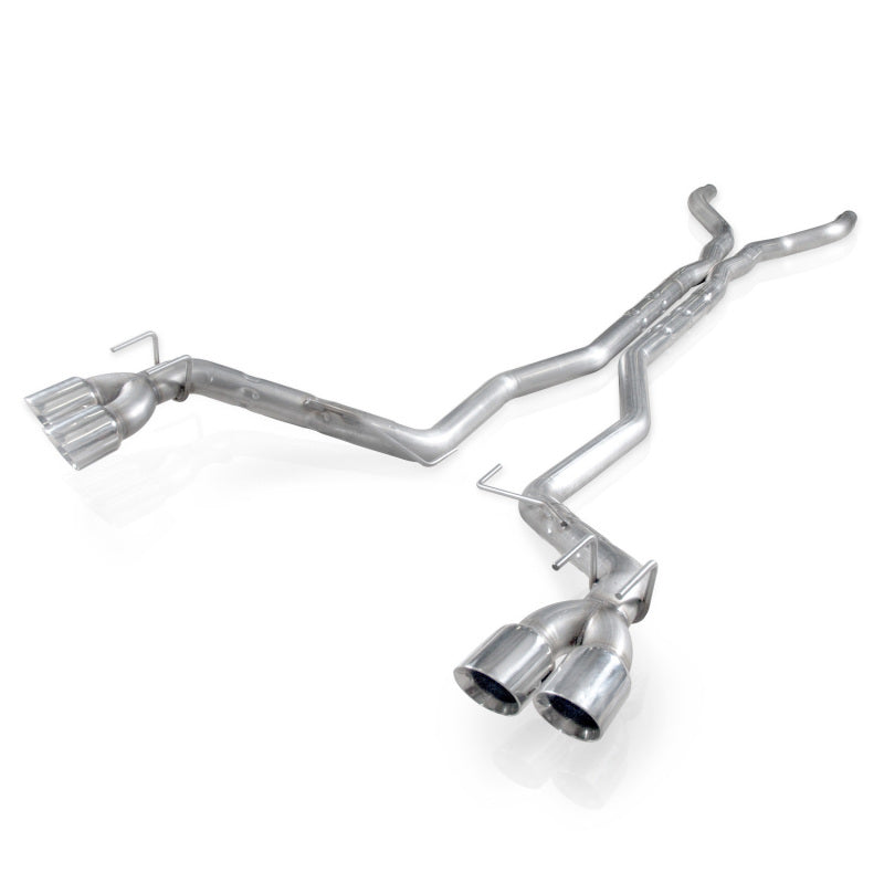 Stainless Works 2012-2015 Chevrolet Camaro ZL1 6.2L 3-Inch Catback Dual Chambered Exhaust System with X-Pipe and Quad Tips