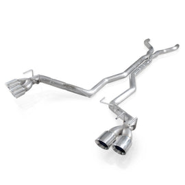 Stainless Works 2012-2015 Chevrolet Camaro ZL1 6.2L 3-Inch Catback Dual Chambered Exhaust System with X-Pipe and Quad Tips