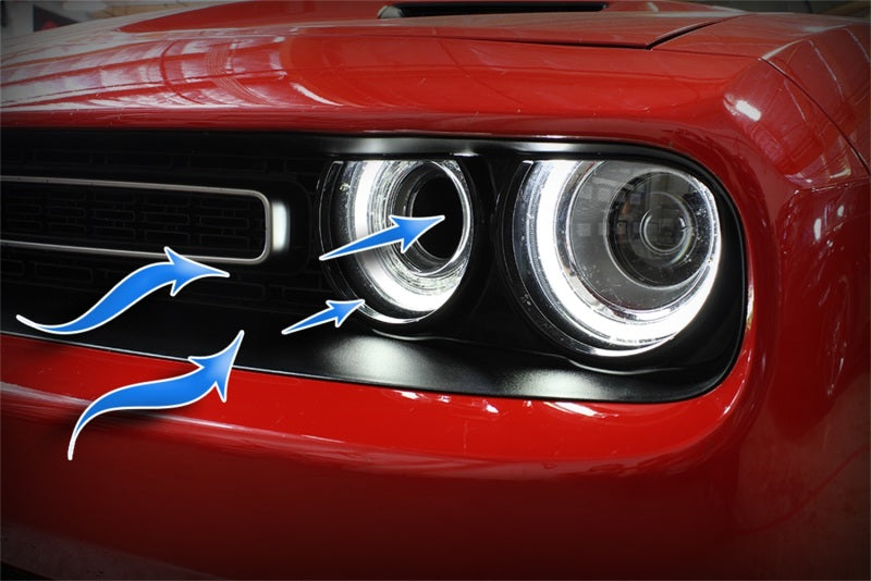 aFe Momentum GT Carbon Fiber Dynamic Air Scoop for Dodge Challenger 2015-2018