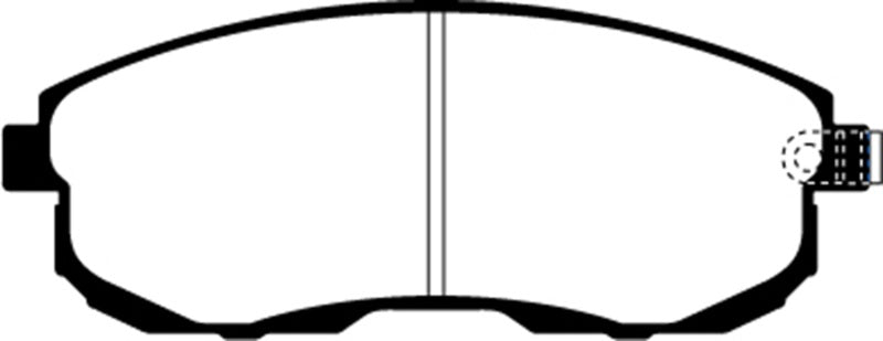 EBC Yellowstuff Front Brake Pads for Nissan Maxima & Infiniti G20 * High-Performance Street & Track Use