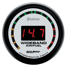 Load image into Gallery viewer, AutoMeter Phantom 52mm Digital Street Wideband Air/Fuel Ratio Gauge Part Number atm5779
