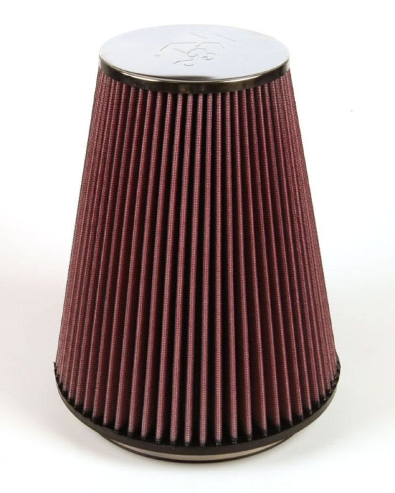 K&N Engineering Universal Chrome Air Filter * 6 inch Flanged / 7.5 inch Base / 4.5 inch Top / 9 inch Height for Chevrolet and GMC SUVs