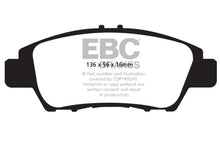 Load image into Gallery viewer, EBC Greenstuff 2000 Series Sport Brake Pads for Honda Fit and CR-Z - Part Number EBCDP22041