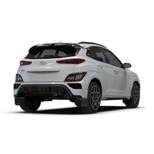 Load image into Gallery viewer, Rally Armor 22-23 Hyundai Kona N-Line Black UR Mud Flap with Red Logo, Part Number RALMF93-UR-BLK-RD