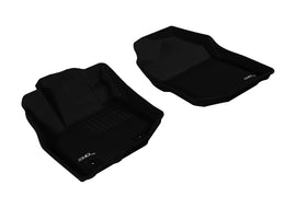 3D MAXpider KAGU Series All-Weather Floor Mats for Honda Fit (2009-2013) – Custom Fit, Black