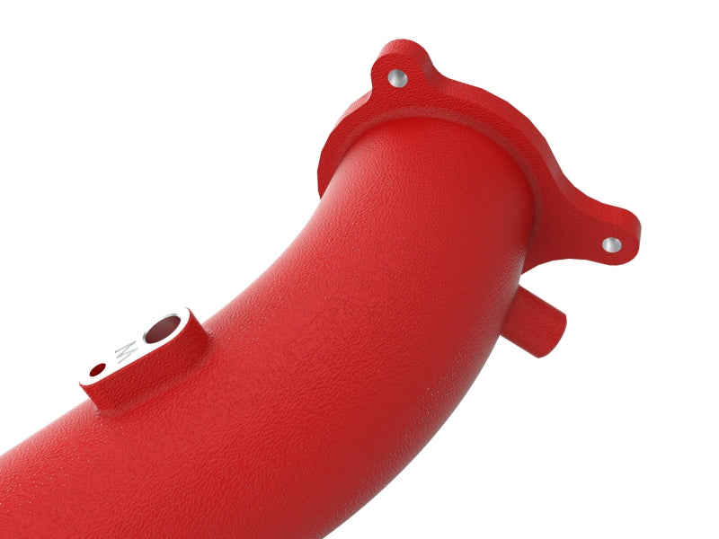 aFe BladeRunner Red 2-3/4 inch Aluminum Charge Pipe for Toyota GR Supra (2021-2024) with Quick-Connect Adapter