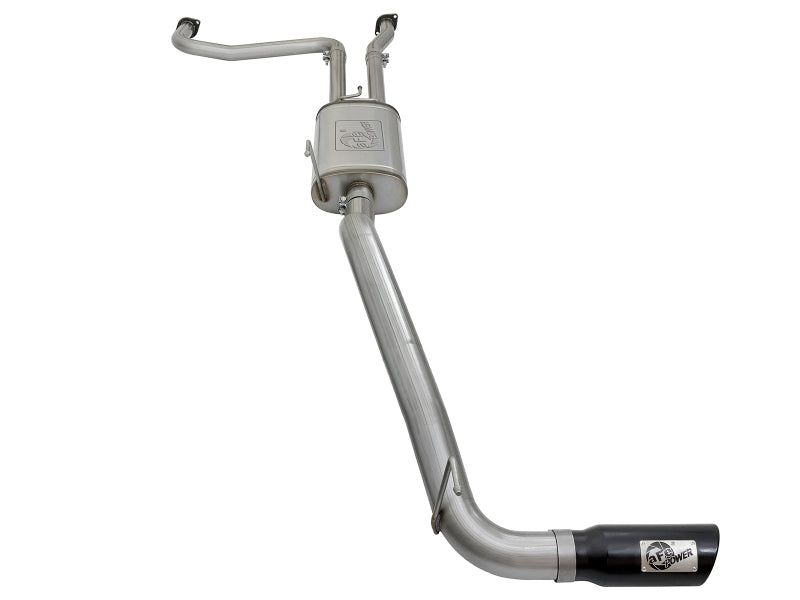 aFe MACH Force-Xp 2.5-inch Cat-Back Exhaust System with Black Tip for Nissan Titan 2016-2024