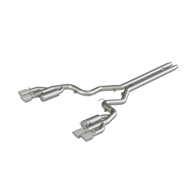 MBRP Armor Lite Series 3-Inch Cat Back Exhaust System for 2018-2022 Ford Mustang GT with Quad Tips