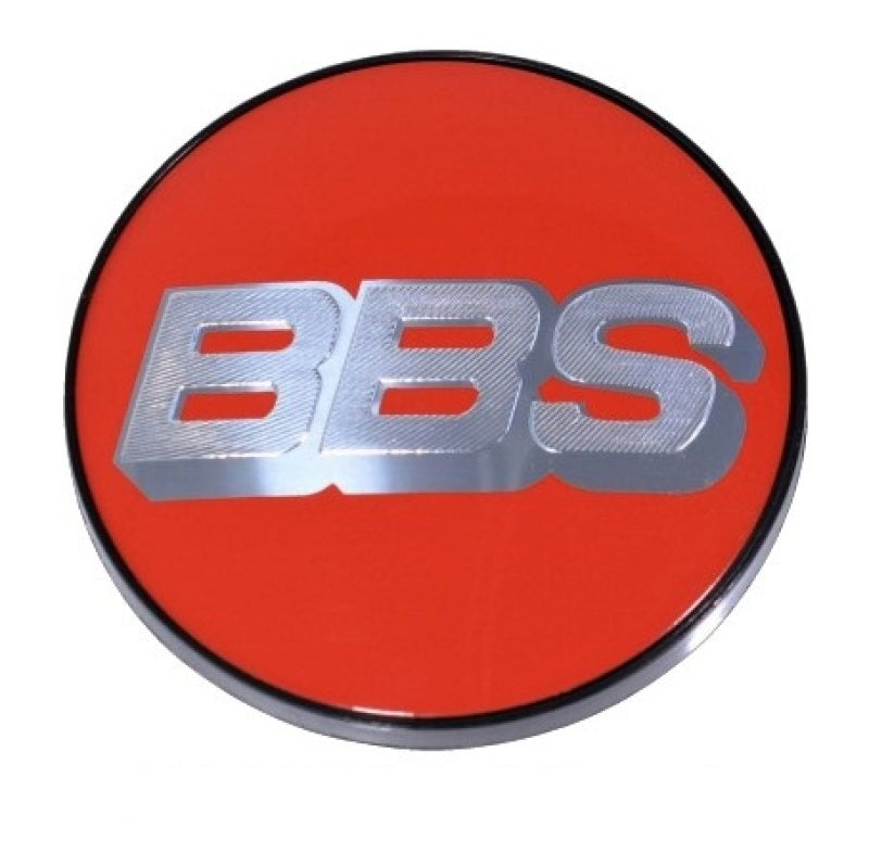 BBS Center Cap 70.6mm Red and Silver - 5-Tab Fit for Automotive Wheels