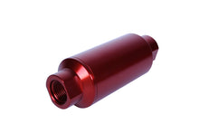 Load image into Gallery viewer, Aeromotive In-Line Filter with 10 Micron Microglass Element - AN-10 Size, Red Anodized Finish