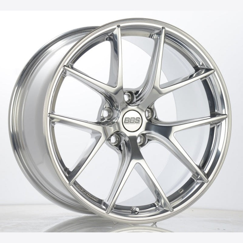 BBS CI-R 19x9 Inch 5x120 Bolt Pattern Ceramic Polished Wheel with Rim Protector * Part No. BBS CI2203CP