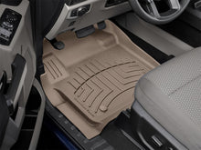 Load image into Gallery viewer, WeatherTech 2017+ Ford F-250/F-350/F-450/F-550 SuperCab/SuperCrew Front FloorLiner HP - Tan