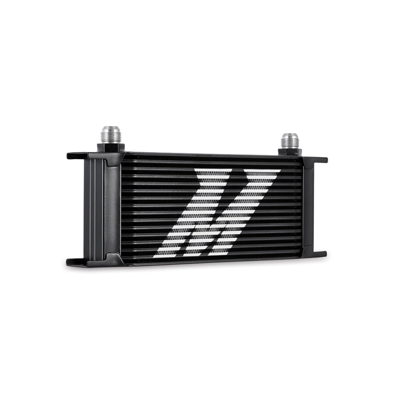 Mishimoto Universal Thermostatic Oil Cooler Kit 16-Row Black - Part Number misMMOC-U16TBK