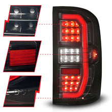 Load image into Gallery viewer, ANZO 14-18 GMC Sierra 1500 Full LED Taillights with Smoke Lens and Black Housing
