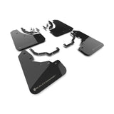Rally Armor Lexus GX 550 2024-2025 Luxury Black UR Mud Flap with Silver Logo - Part RalMF162-BLK-UR-SIL