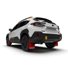 Load image into Gallery viewer, Rally Armor UR Mud Flap for 2024 Subaru Crosstrek Wilderness Edition - Red with Black Logo, No Drilling Required